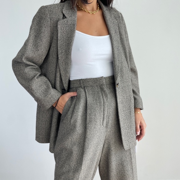 Pendleton Jackets & Blazers - Vintage pendleton lambs wool 3 piece skirt and pants suit